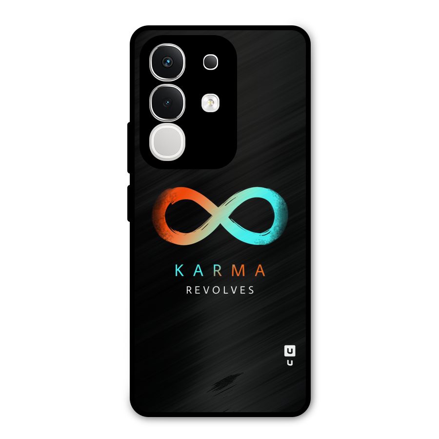 Karma Revolves Metal Back Case for Vivo T4x