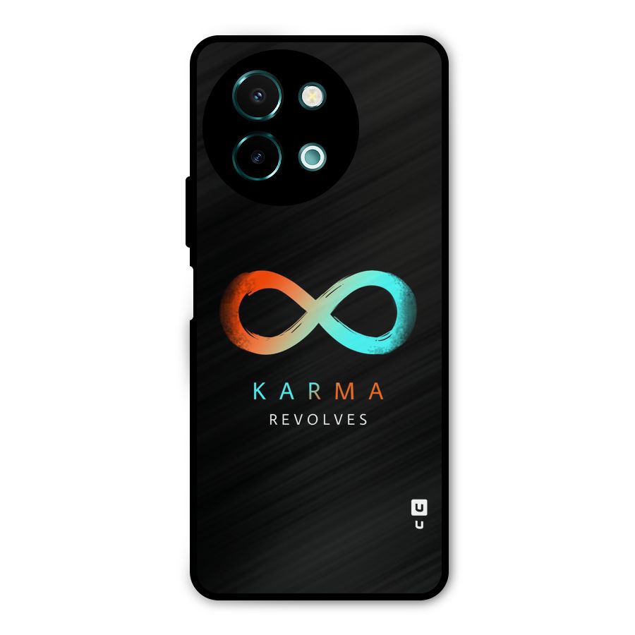 Karma Revolves Metal Back Case for Vivo Y58