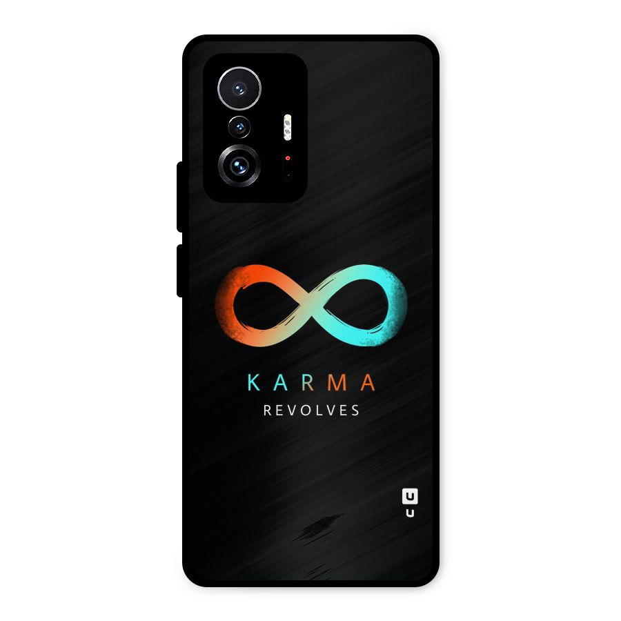 Karma Revolves Metal Back Case for Xiaomi 11T Pro