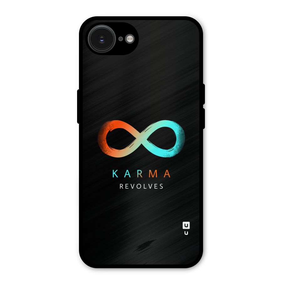 Karma Revolves Metal Back Case for iPhone 16e