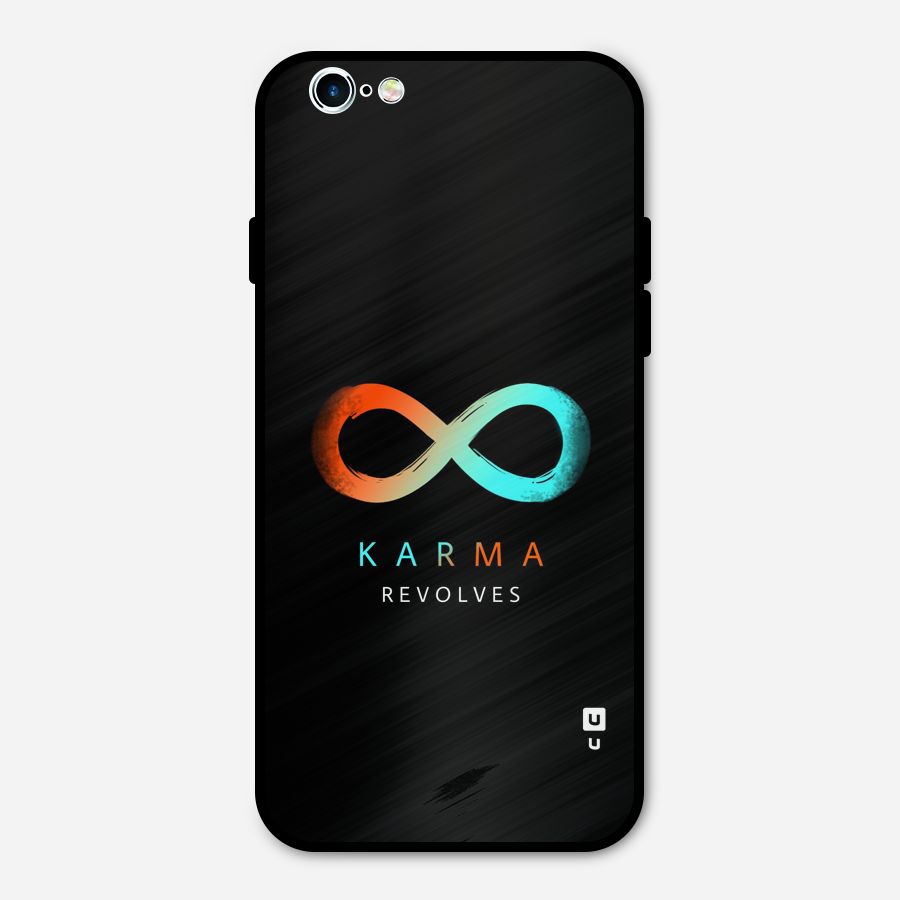 Karma Revolves Metal Back Case for iPhone 6 6s