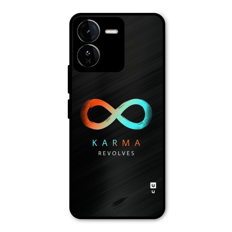 Karma Revolves Metal Back Case for iQOO Z9
