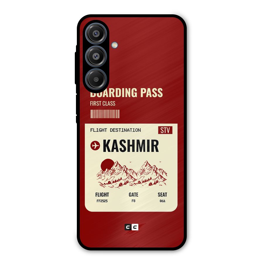 Kashmir Boarding Pass Metal Back Case for Galaxy A16 5G