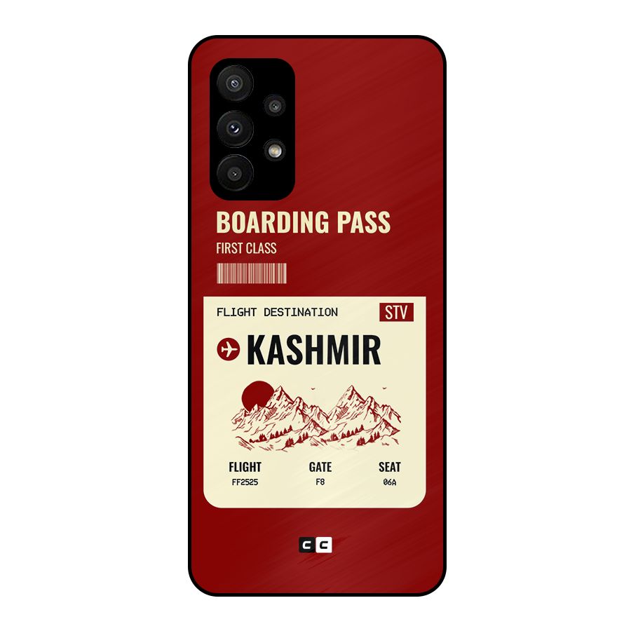 Kashmir Boarding Pass Metal Back Case for Galaxy A23
