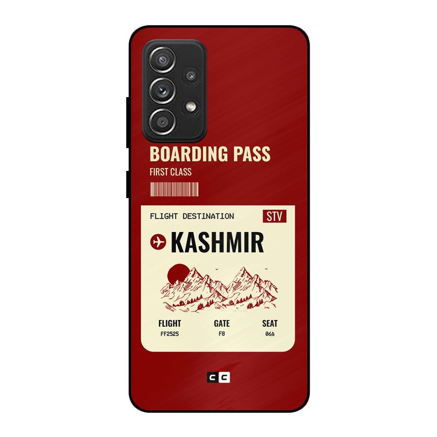 Kashmir Boarding Pass Metal Back Case for Galaxy A52s 5G