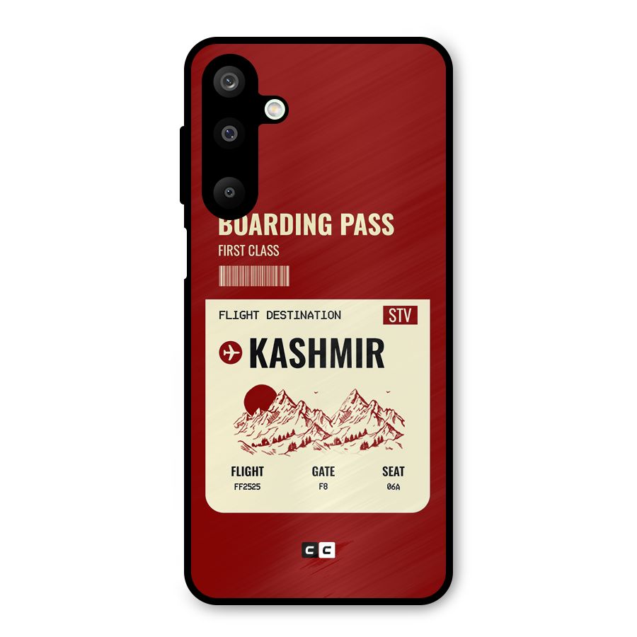 Kashmir Boarding Pass Metal Back Case for Galaxy M16