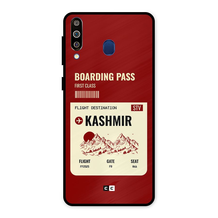 Kashmir Boarding Pass Metal Back Case for Galaxy M30