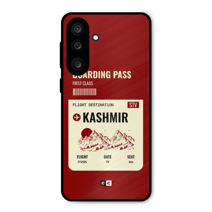 Kashmir Boarding Pass Metal Back Case for Galaxy M56