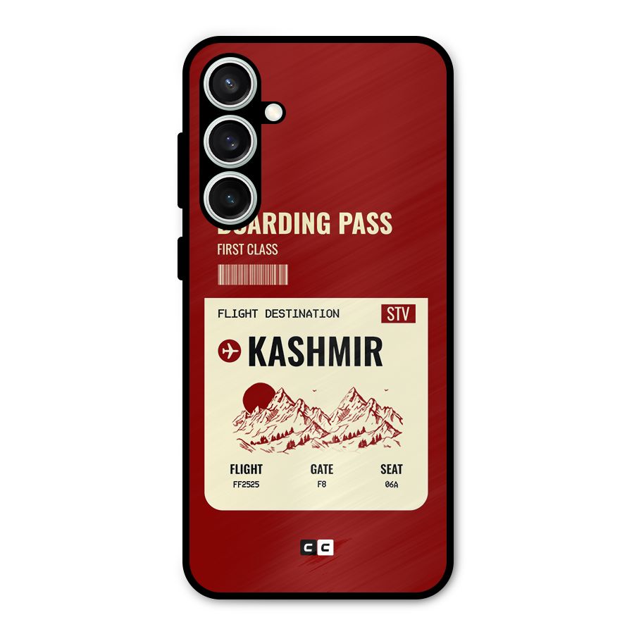 Kashmir Boarding Pass Metal Back Case for Galaxy S23 FE