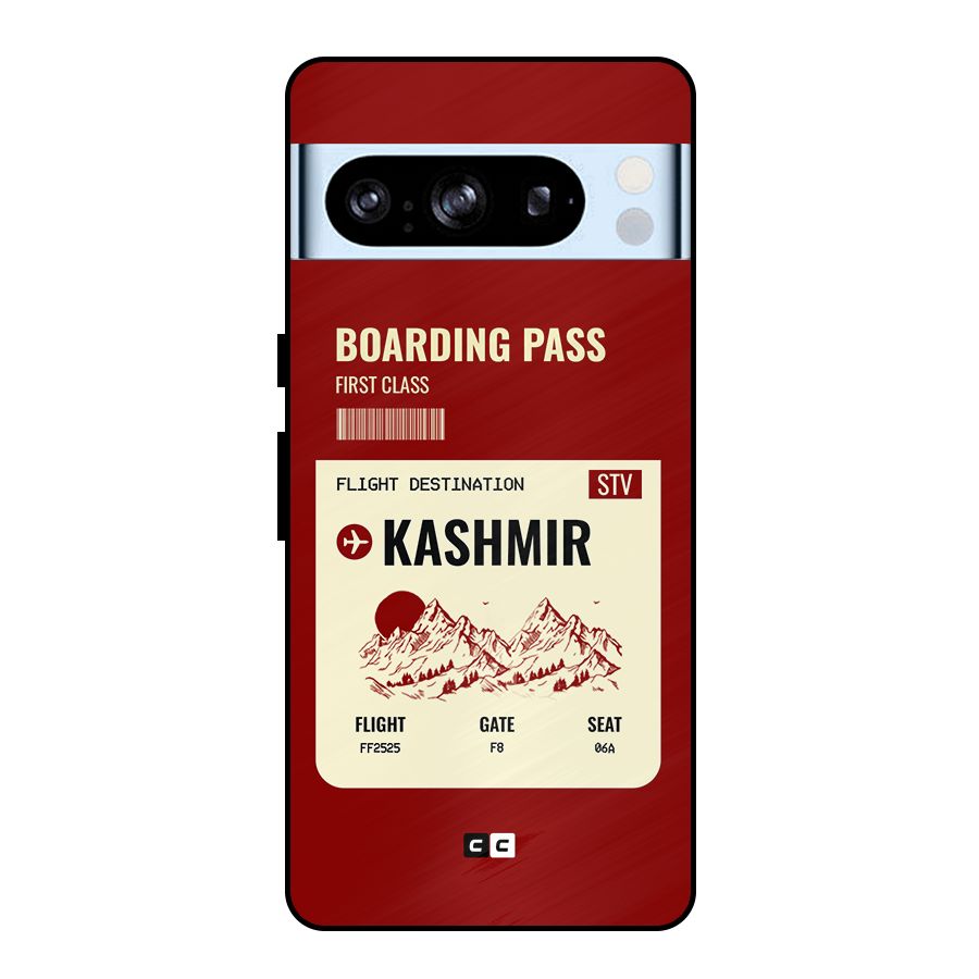 Kashmir Boarding Pass Metal Back Case for Google Pixel 8 Pro