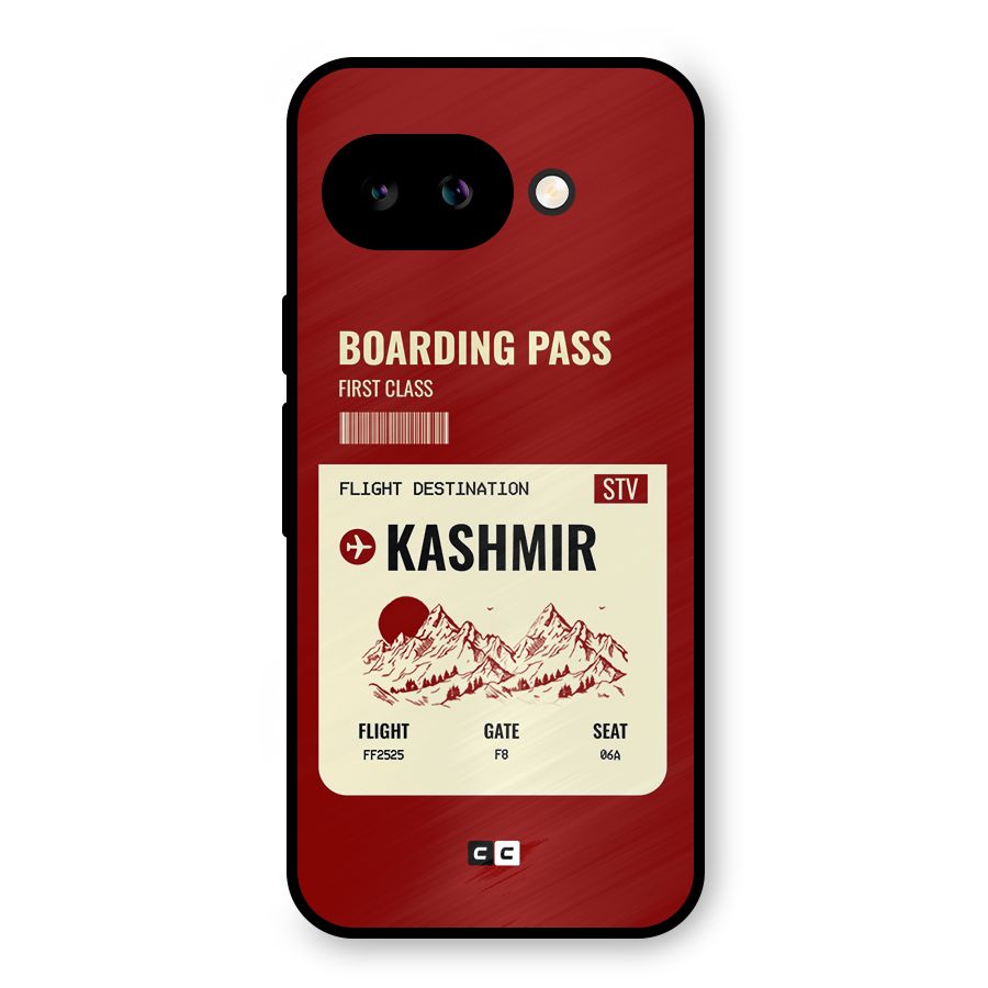 Kashmir Boarding Pass Metal Back Case for Google Pixel 9a
