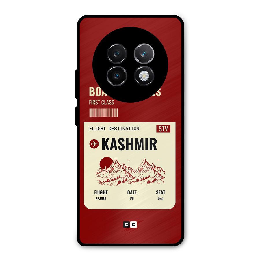 Kashmir Boarding Pass Metal Back Case for Realme 13 Plus