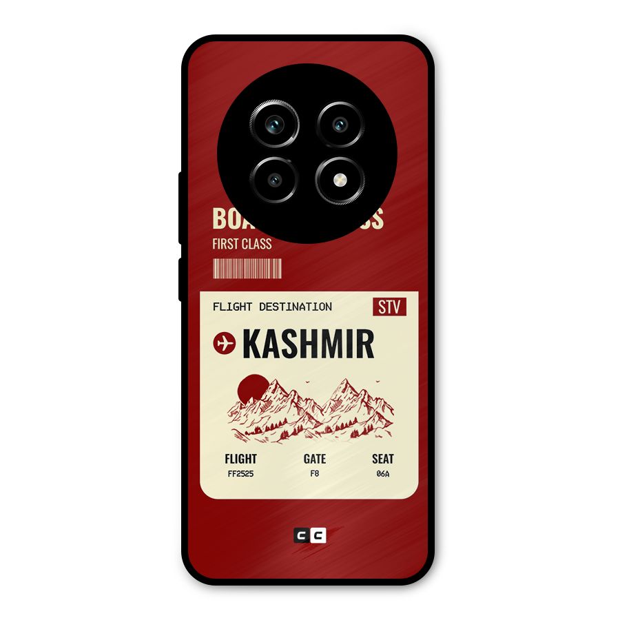 Kashmir Boarding Pass Metal Back Case for Realme 13 Pro