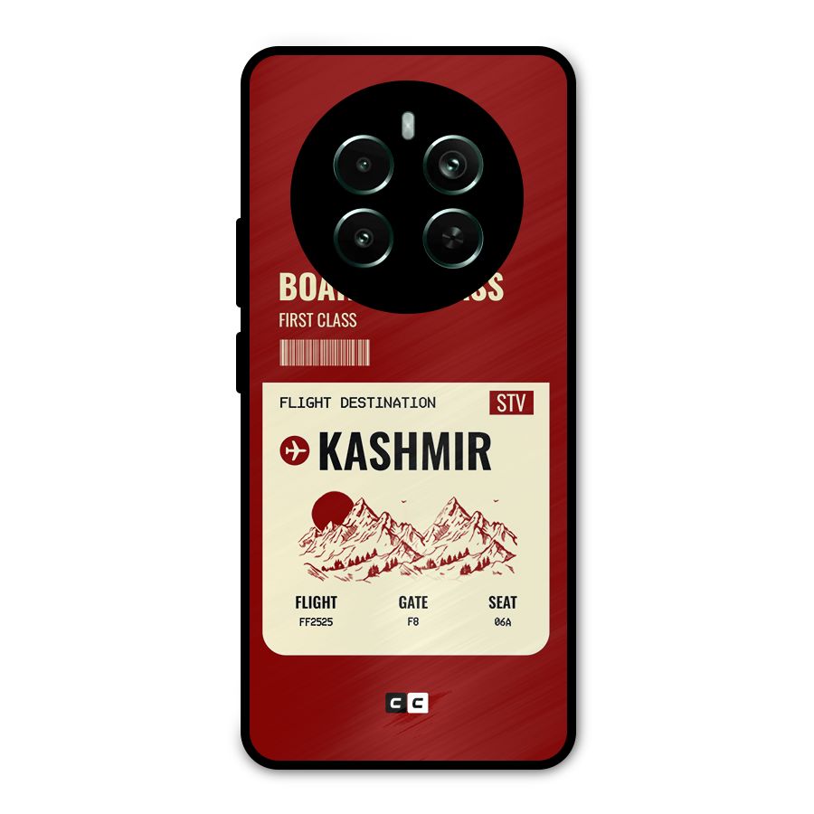 Kashmir Boarding Pass Metal Back Case for Realme Narzo 70 Pro