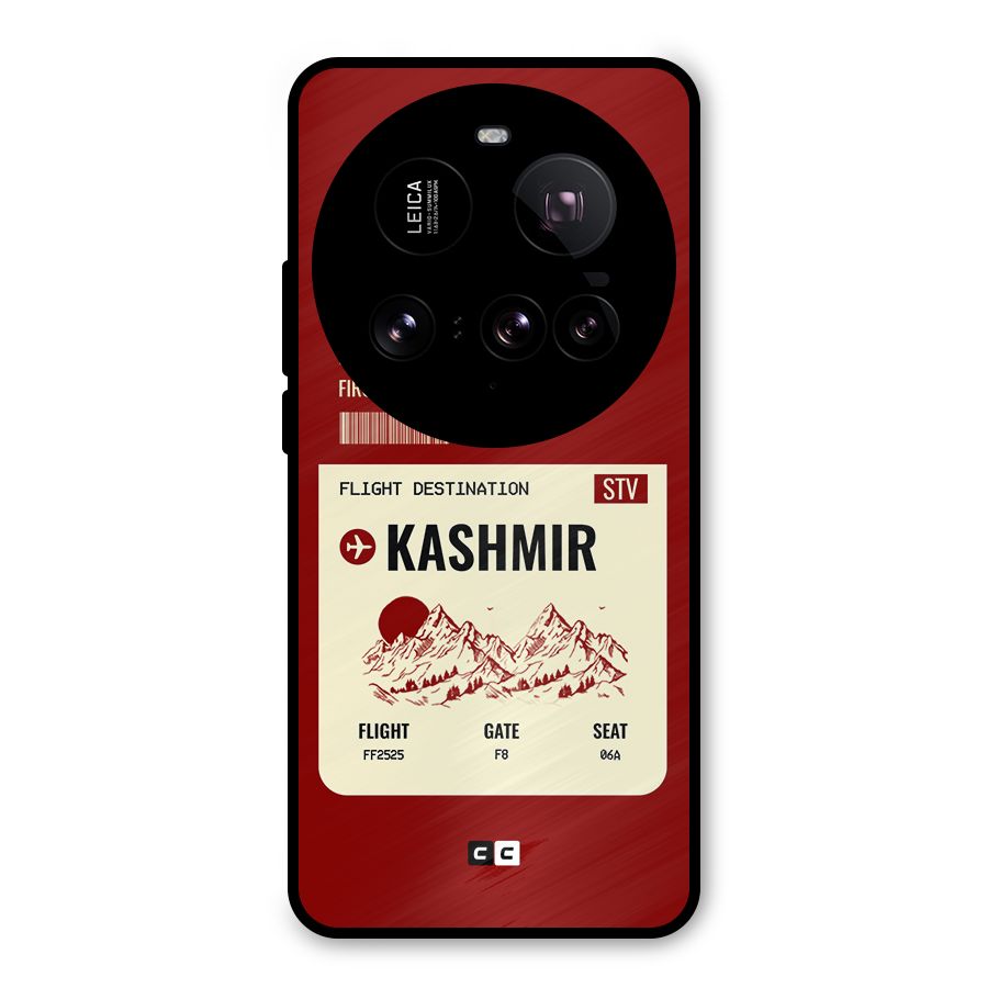 Kashmir Boarding Pass Metal Back Case for Xiaomi 15 Ultra