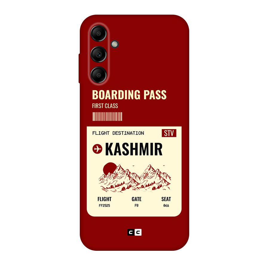 Kashmir Boarding Pass Original Polycarbonate Back Case for Galaxy A14 5G
