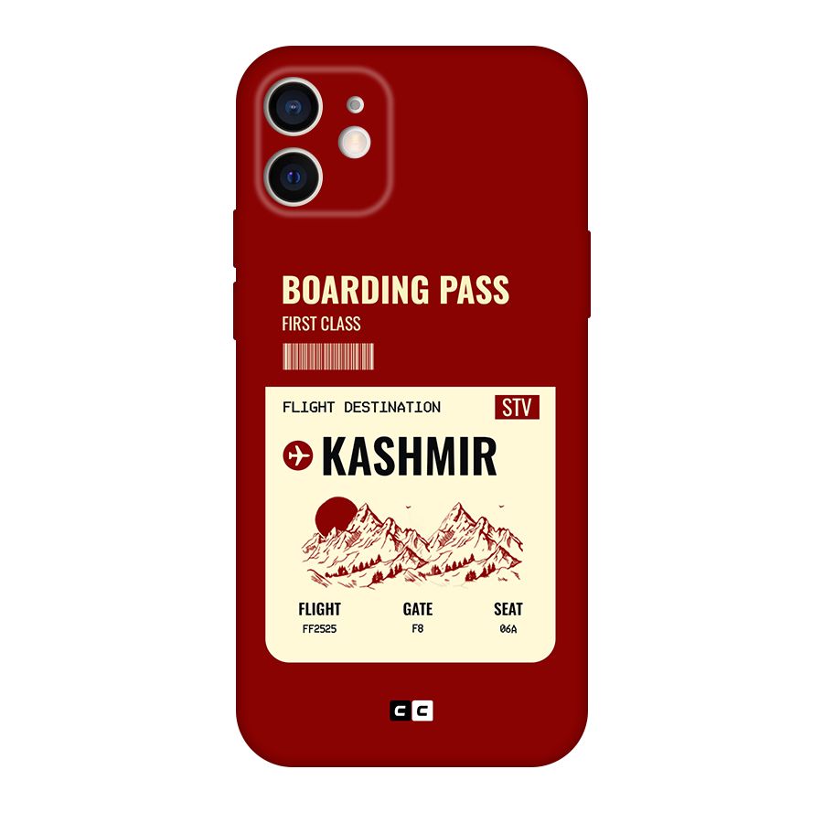 Kashmir Boarding Pass Original Polycarbonate Back Case for iPhone 12