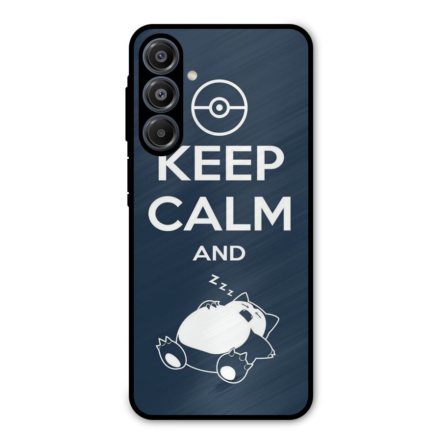 Keep Calm and Sleep Metal Back Case for Galaxy A16 5G