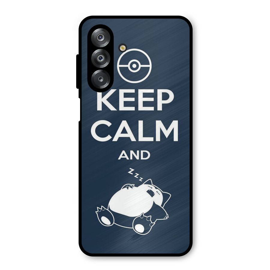 Keep Calm and Sleep Metal Back Case for Galaxy A26