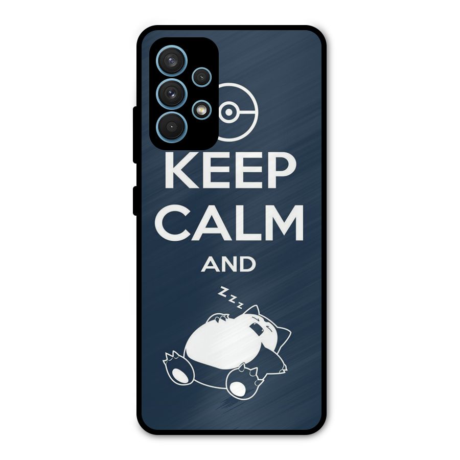 Keep Calm and Sleep Metal Back Case for Galaxy A32