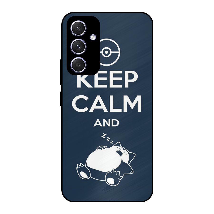 Keep Calm and Sleep Metal Back Case for Galaxy A54
