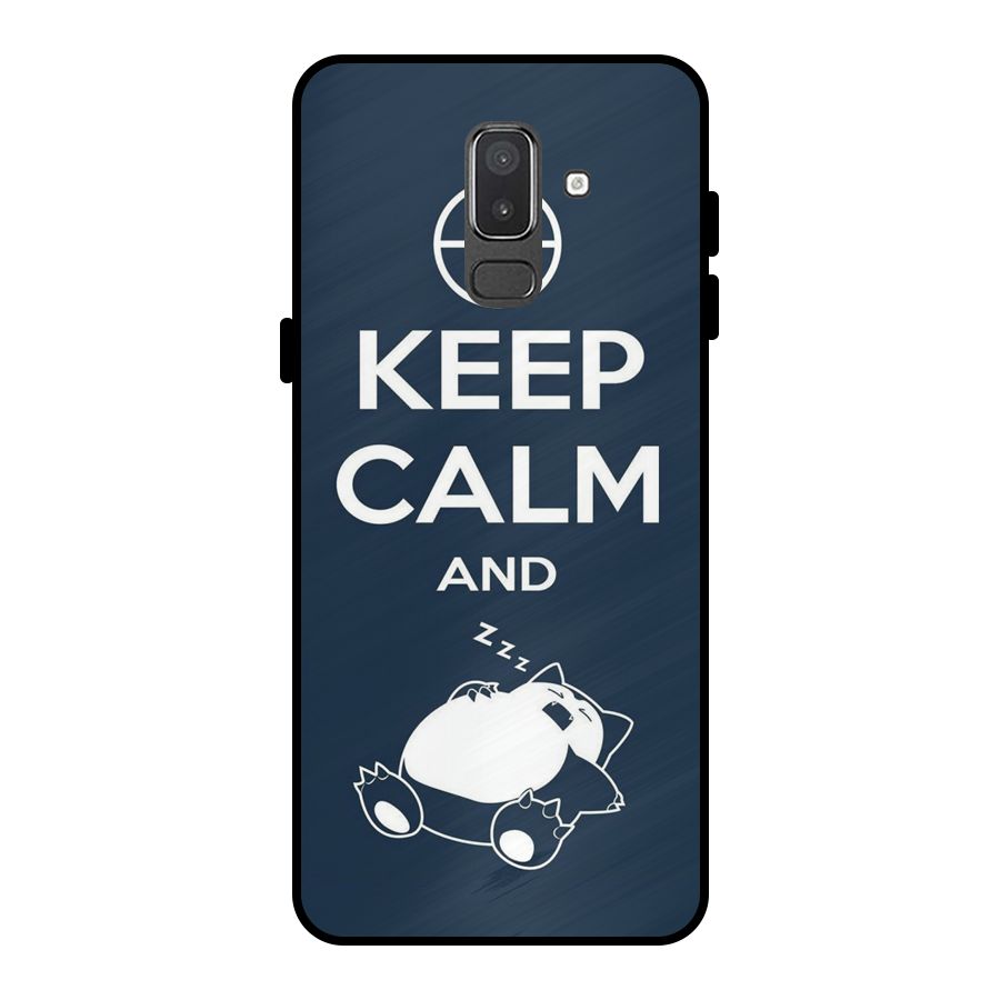 Keep Calm and Sleep Metal Back Case for Galaxy On8 (2018)