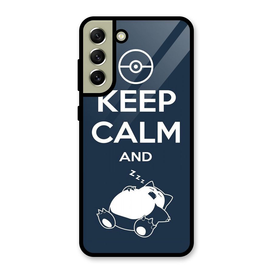 Keep Calm and Sleep Metal Back Case for Galaxy S21 FE 5G (2023)