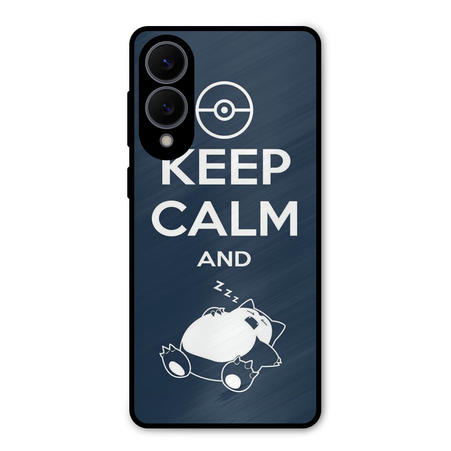 Keep Calm and Sleep Metal Back Case for Galaxy S25 Edge