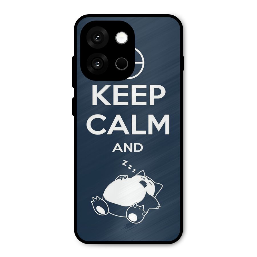 Keep Calm and Sleep Metal Back Case for OnePlus 13s
