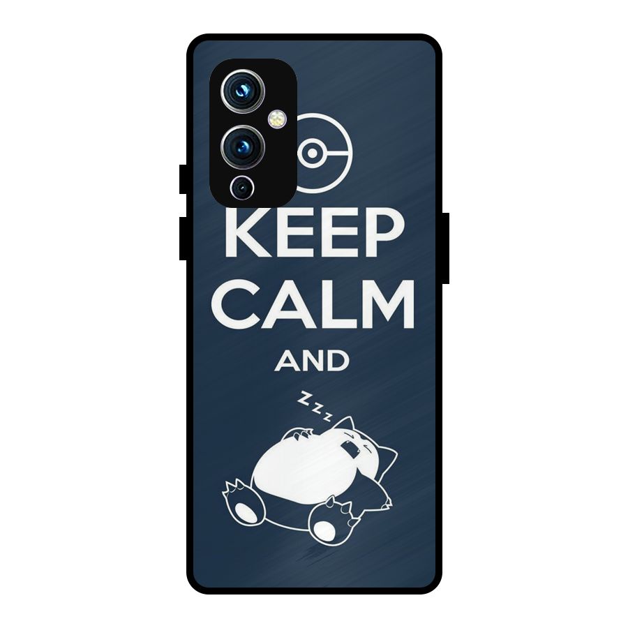 Keep Calm and Sleep Metal Back Case for OnePlus 9
