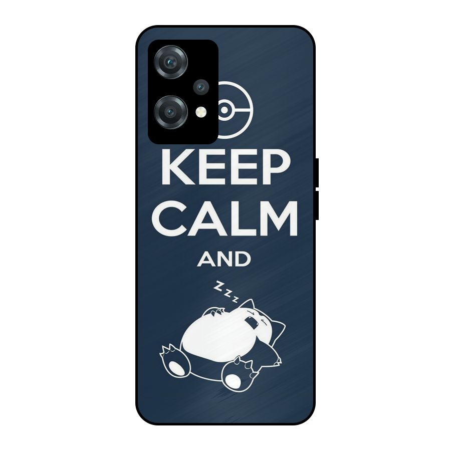 Keep Calm and Sleep Metal Back Case for OnePlus Nord CE 2 Lite 5G