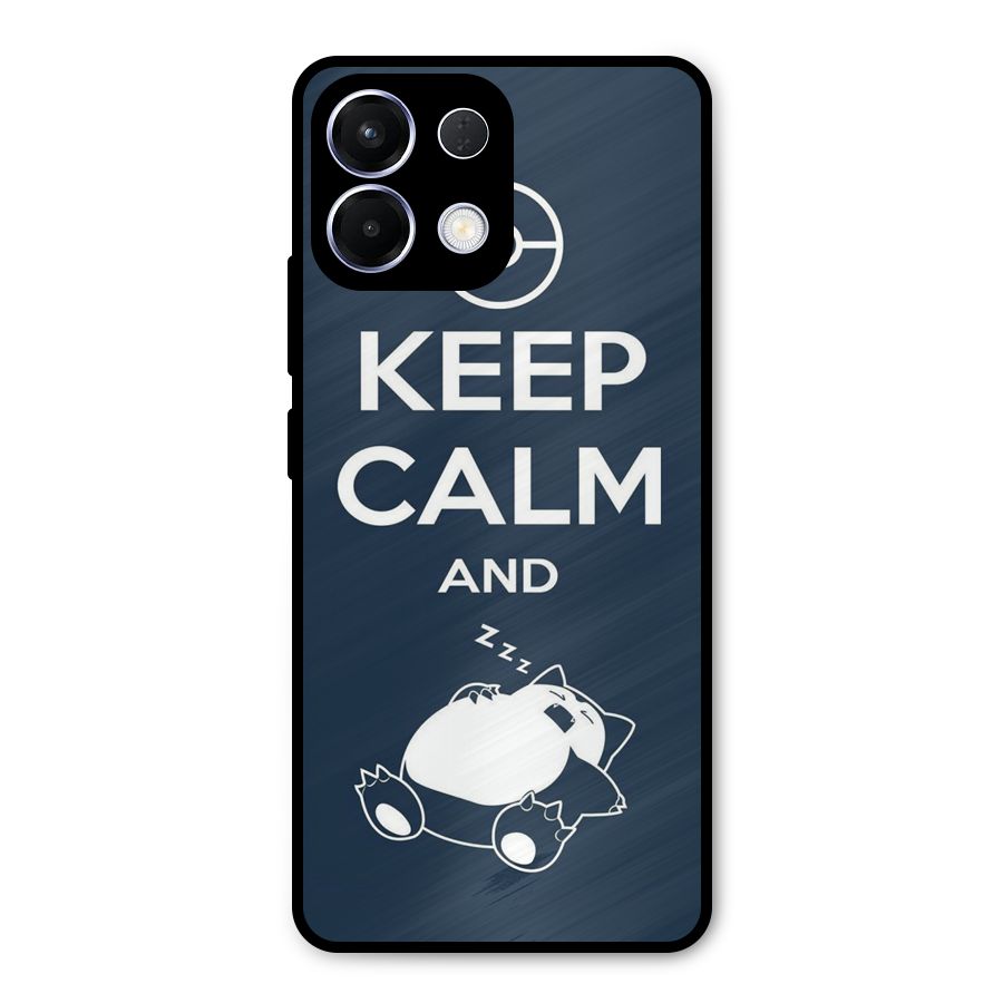 Keep Calm and Sleep Metal Back Case for Oppo K13