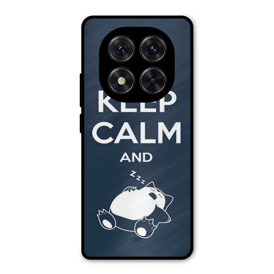 Keep Calm and Sleep Metal Back Case for Poco X7