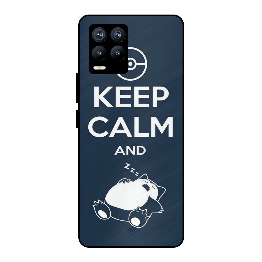 Keep Calm and Sleep Metal Back Case for Realme 8 Pro