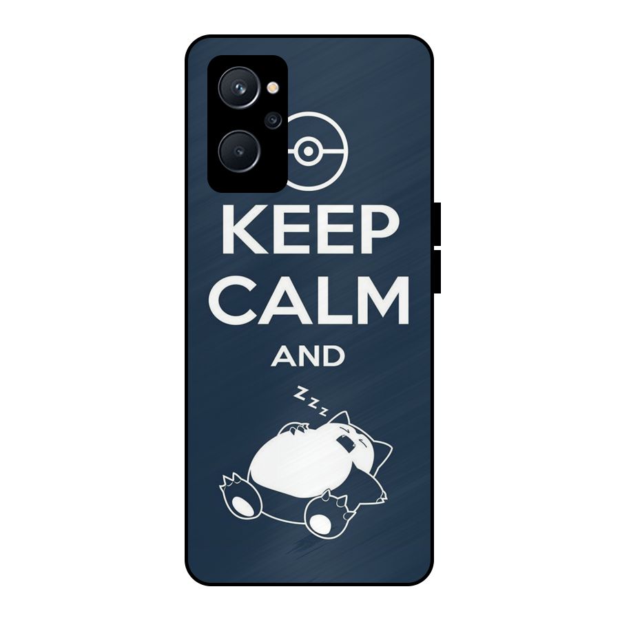 Keep Calm and Sleep Metal Back Case for Realme 9i 5G