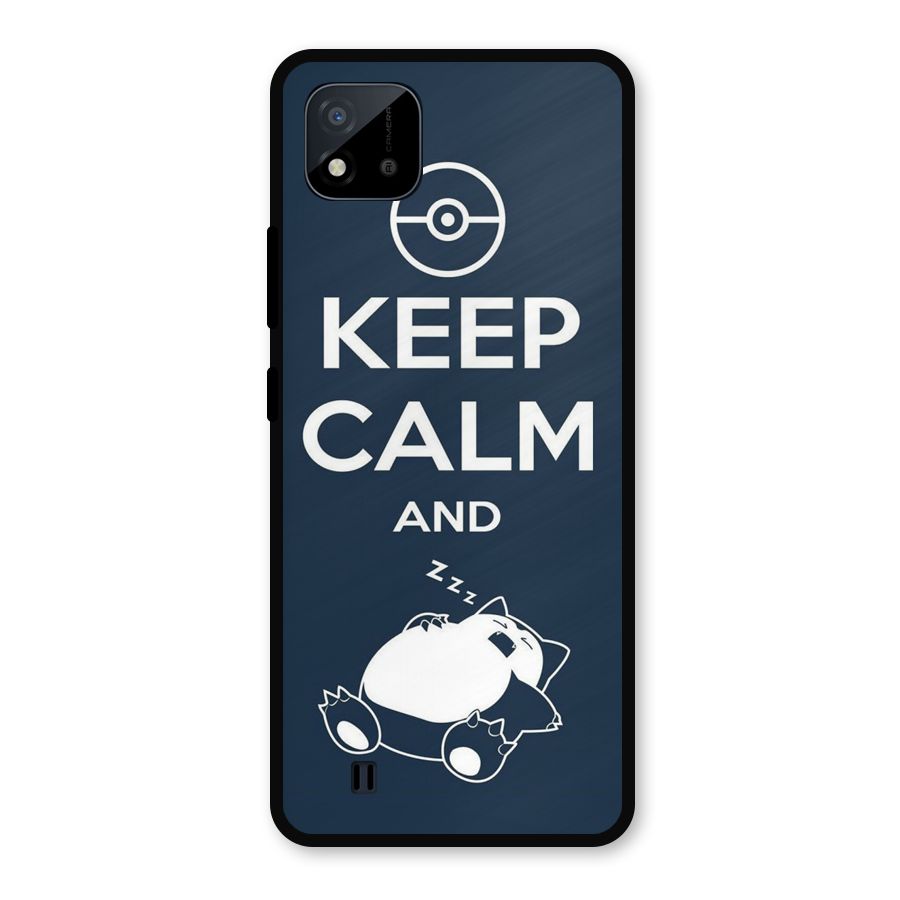 Keep Calm and Sleep Metal Back Case for Realme C11 2021