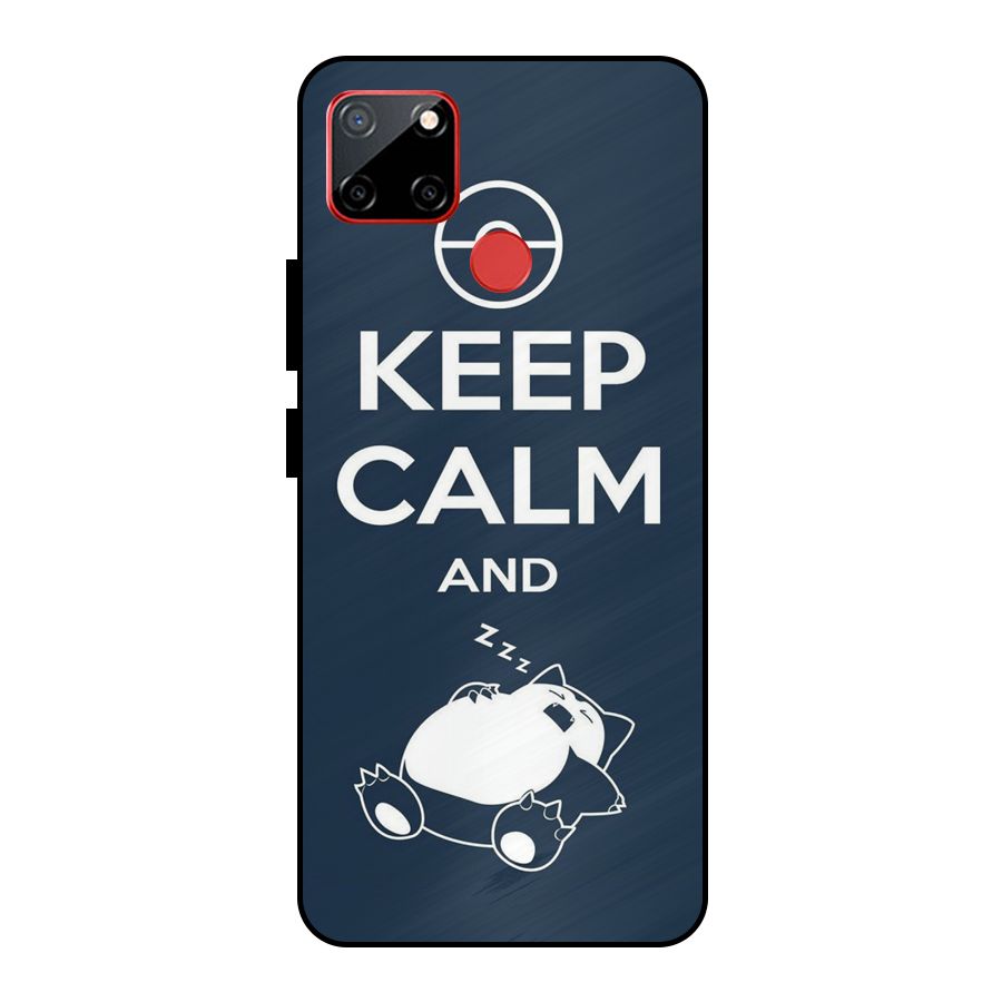 Keep Calm and Sleep Metal Back Case for Realme C12