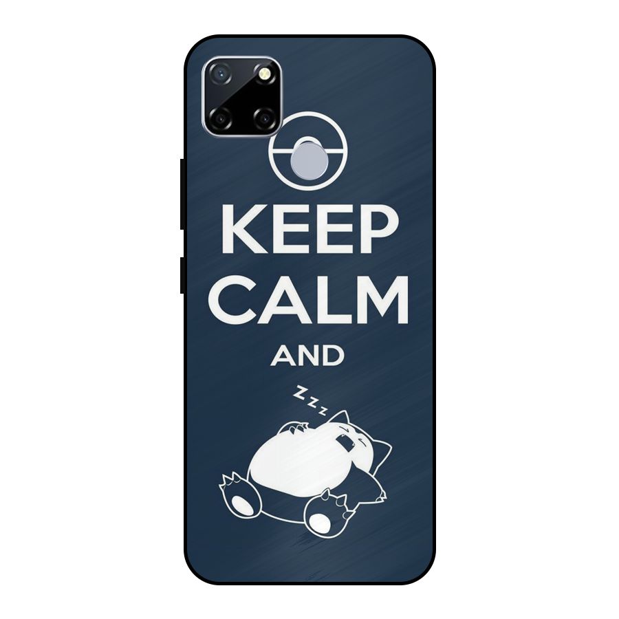 Keep Calm and Sleep Metal Back Case for Realme Narzo 20