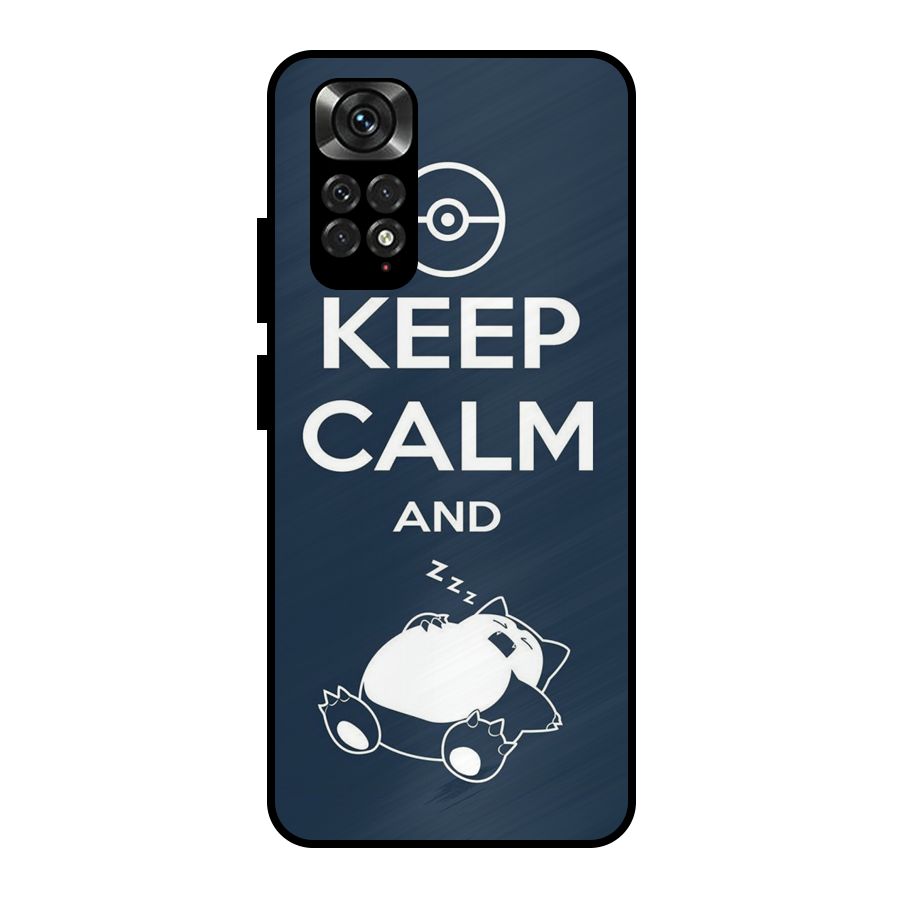 Keep Calm and Sleep Metal Back Case for Redmi Note 11 Pro Plus 5G