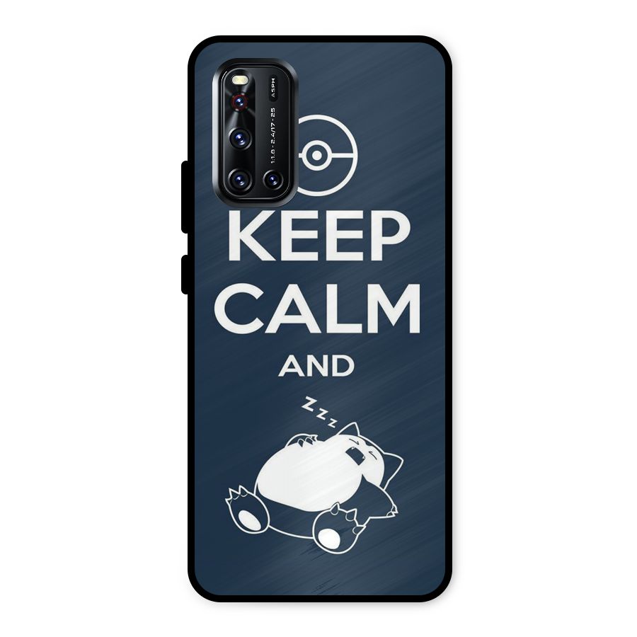 Keep Calm and Sleep Metal Back Case for Vivo V19