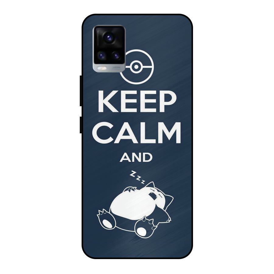 Keep Calm and Sleep Metal Back Case for Vivo V20 2021