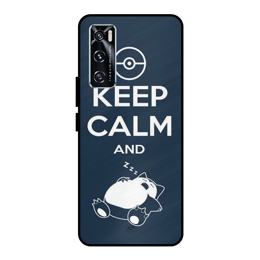 Keep Calm and Sleep Metal Back Case for Vivo V20 SE