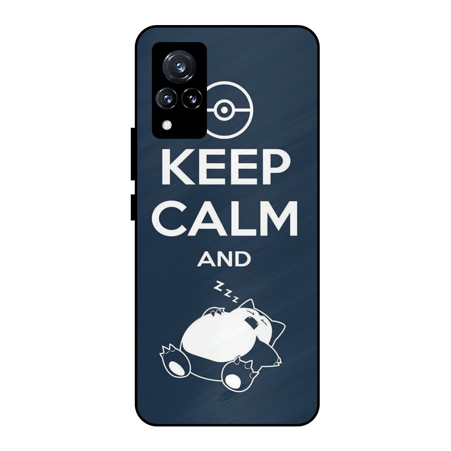 Keep Calm and Sleep Metal Back Case for Vivo V21 5G