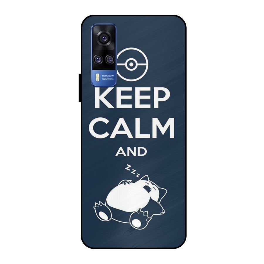 Keep Calm and Sleep Metal Back Case for Vivo Y51