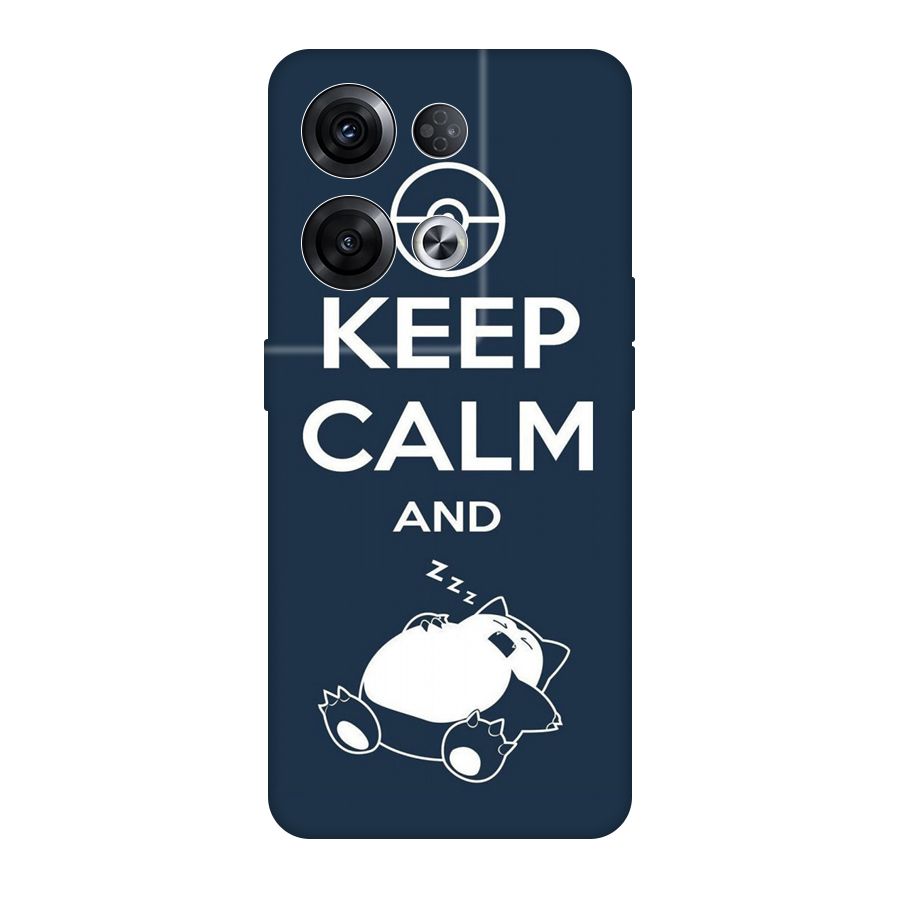 Keep Calm and Sleep Original Polycarbonate Back Case for Oppo Reno8 Pro 5G