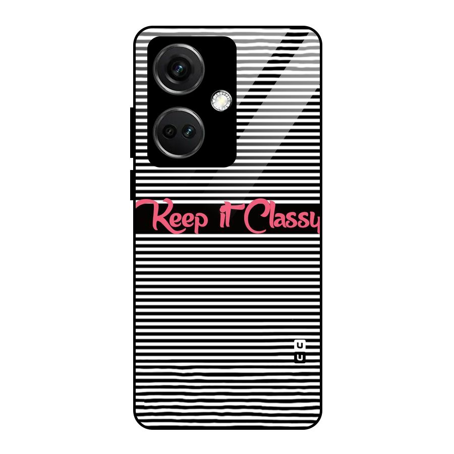 Keep It Classy Glass Back Case for OnePlus Nord CE 3 5G