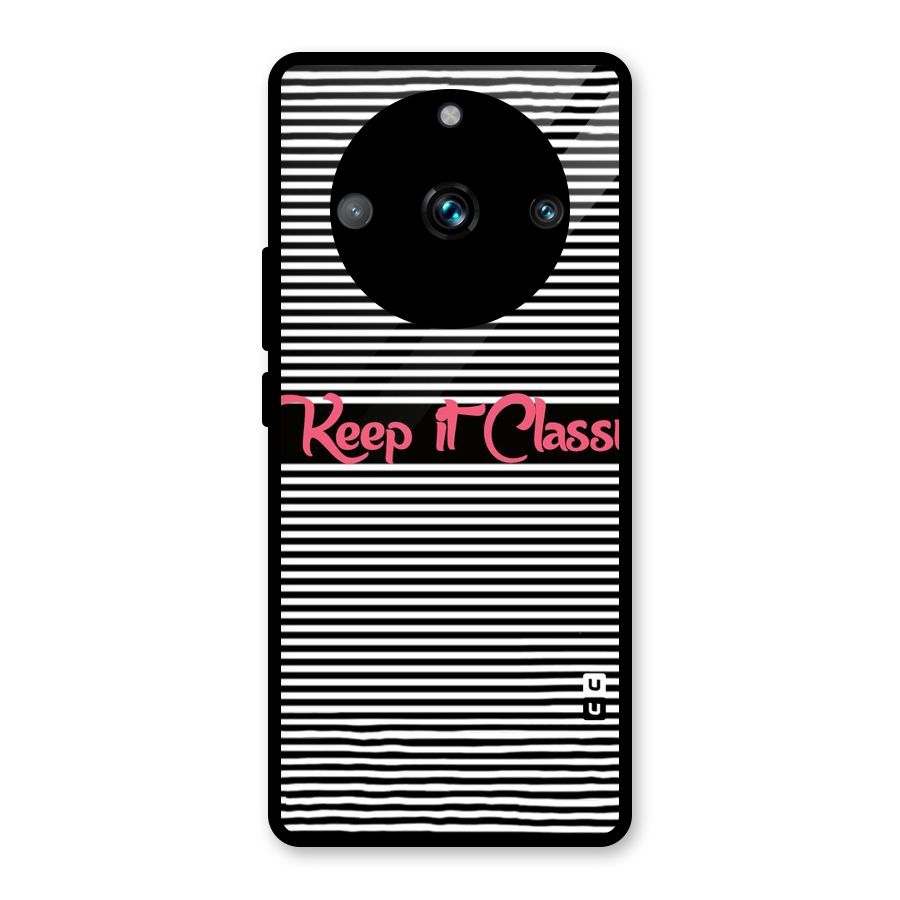 Keep It Classy Glass Back Case for Realme 11 Pro