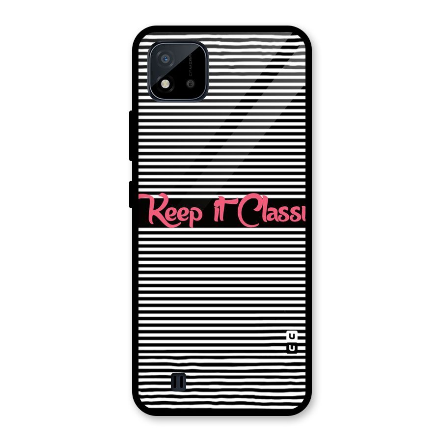 Keep It Classy Glass Back Case for Realme C11 2021