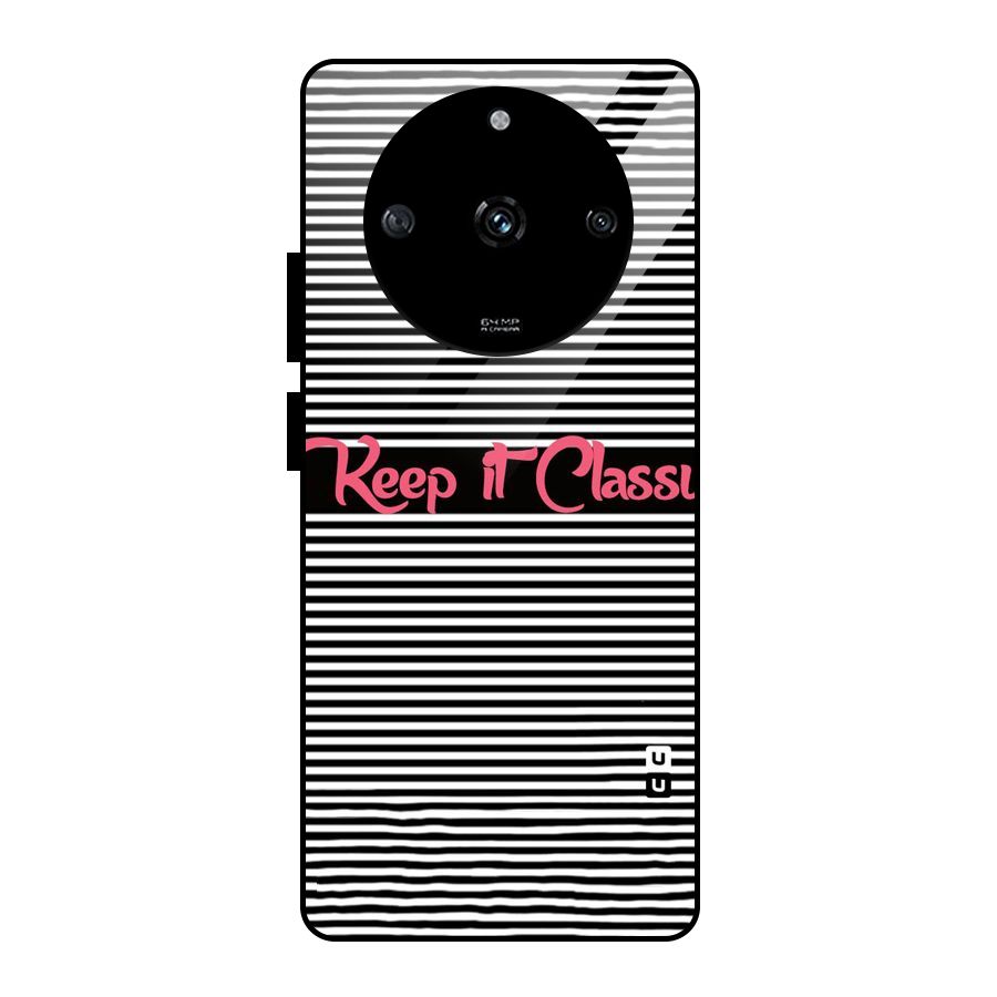 Keep It Classy Glass Back Case for Realme Narzo 60 5G