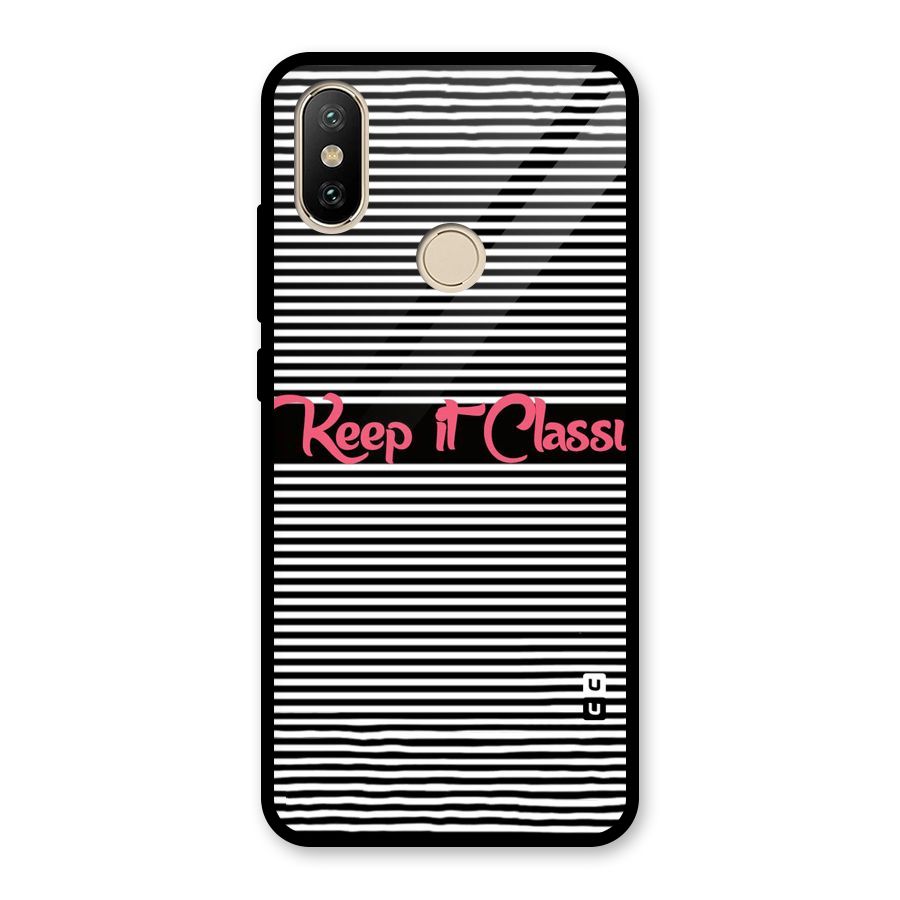 Keep It Classy Glass Back Case for Redmi A2